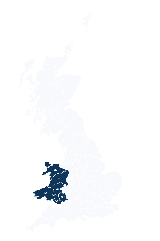 Wales map